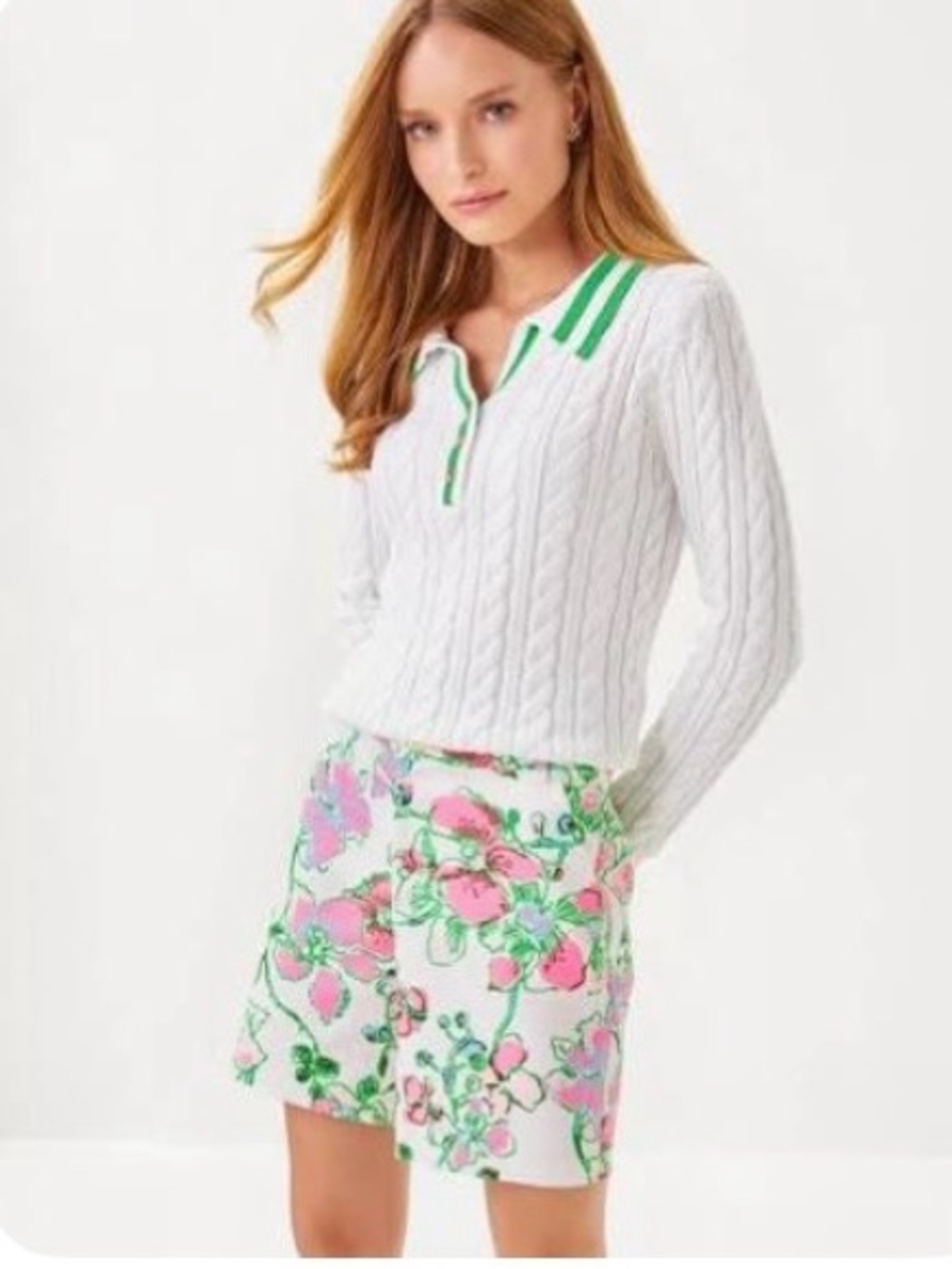 Lilly Pulitzer White Floral short